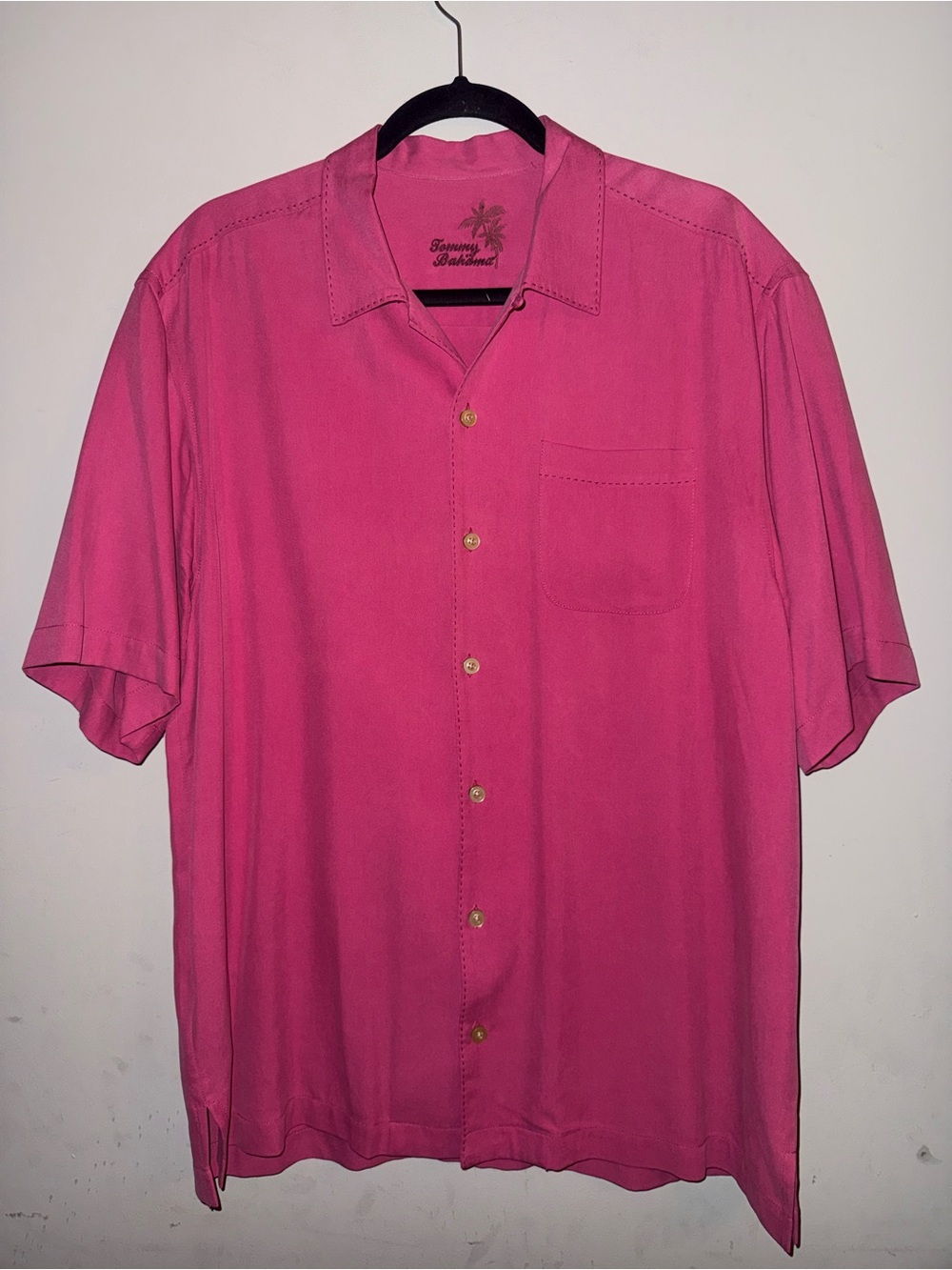 Tommy Bahama Men's Short-Sleeve Shirt in Pink